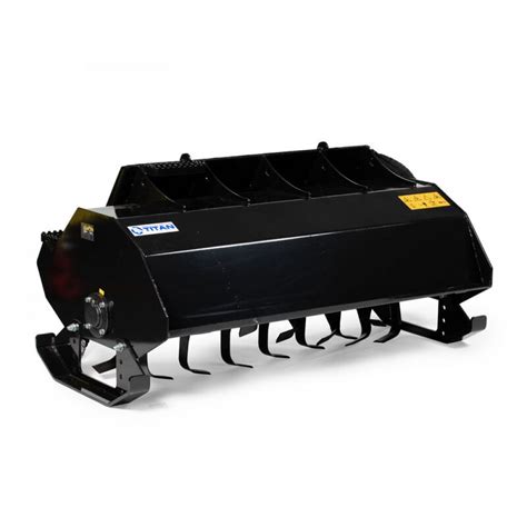 skid steer tiller|titan heavy duty rotary tiller.